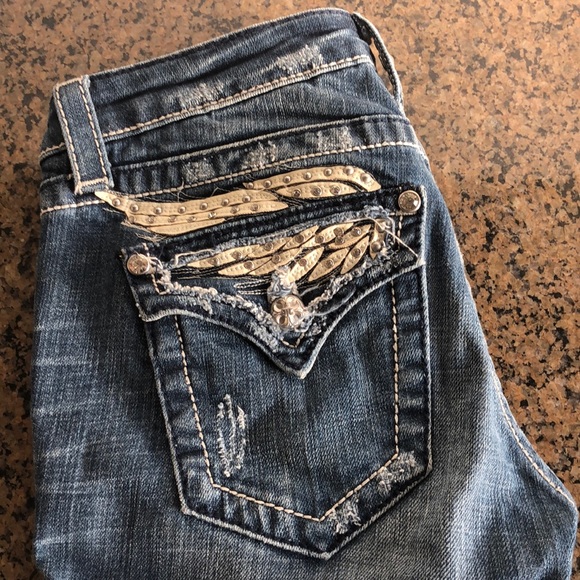 Miss Me Boot Cut Jeans Size 26 - Picture 12 of 13